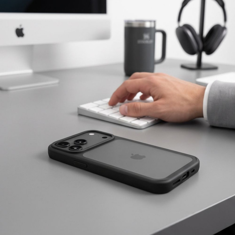 Tech-Protect Magmat CC ümbris telefonile Apple iPhone 17 Pro / 18 Pro, matt must