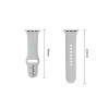 Tech-Protect Silicone rihm Apple Watch 8/9/10/11/12/SE 40/41/42 mm, hall