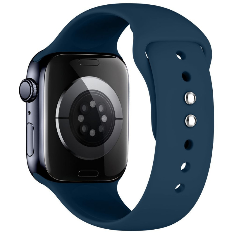 Tech-Protect Silicone rihm Apple Watch 8/9/10/11/12/SE 40/41/42 mm, tumesinine