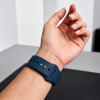 Tech-Protect Silicone rihm Apple Watch 8/9/10/11/12/SE 40/41/42 mm, tumesinine