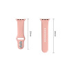 Tech-Protect Silicone rihm Apple Watch 8/9/10/11/12/SE/Ultra 44/45/46/49 mm, tolmune roos