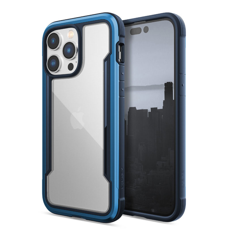 X-Doria Raptic Shield ümbris Apple iPhone 14 Pro Max jaoks, meresinine