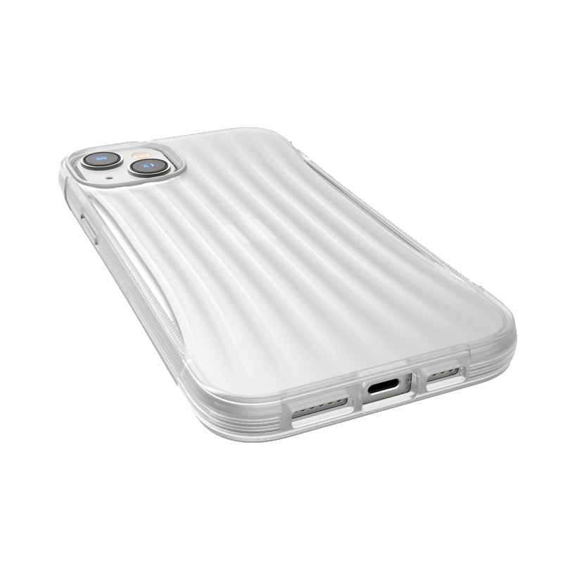 X-Doria Raptic Clutch ümbris Apple iPhone 14 Plus / 15 Plus jaoks, läbipaistev