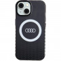 Audi IML Big Logo MagSafe ümbris iPhone 15 / 14 / 13, must (AUDI000075)