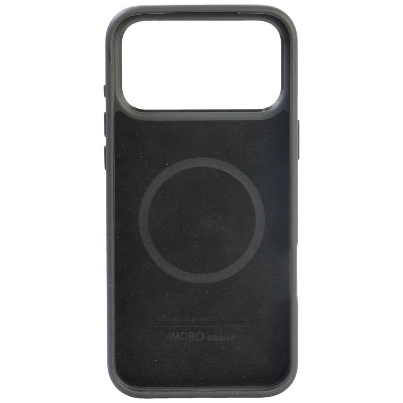 Audi R8 Genuine Leather MagSafe ehtnahast ümbris iPhone 18 Pro Max / 17 Pro Max, must ja punane (AUDI000240)