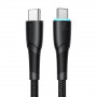 Joyroom Starry Series SA32-CC3 USB-C - USB-C kaabel, 60 W, 480 Mbps, 1 m, must