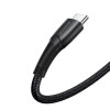 Joyroom Starry Series SA32-CC3 USB-C - USB-C kaabel, 60 W, 480 Mbps, 1 m, must