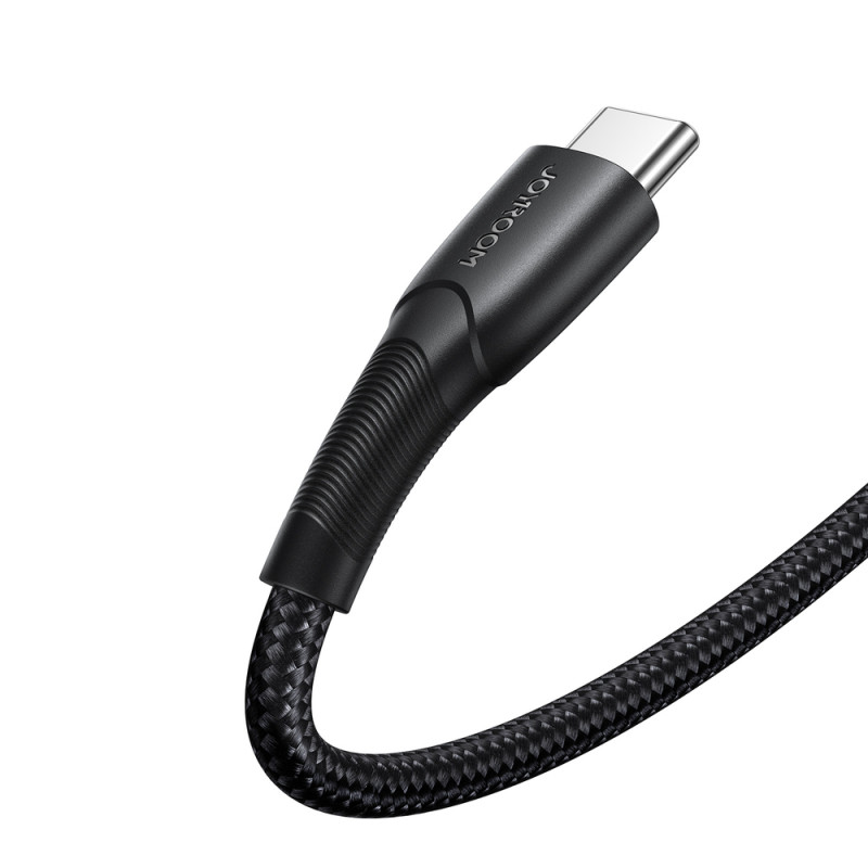 Joyroom Starry Series SA32-CC3 USB-C - USB-C kaabel, 60 W, 480 Mbps, 1 m, must