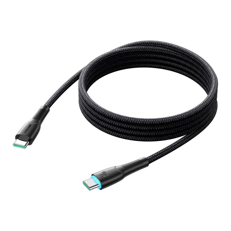 Joyroom Starry Series SA32-CC3 USB-C - USB-C kaabel, 60 W, 480 Mbps, 1 m, must