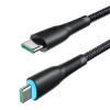 Joyroom Starry Series SA32-CC3 USB-C - USB-C kaabel, 60 W, 480 Mbps, 1 m, must