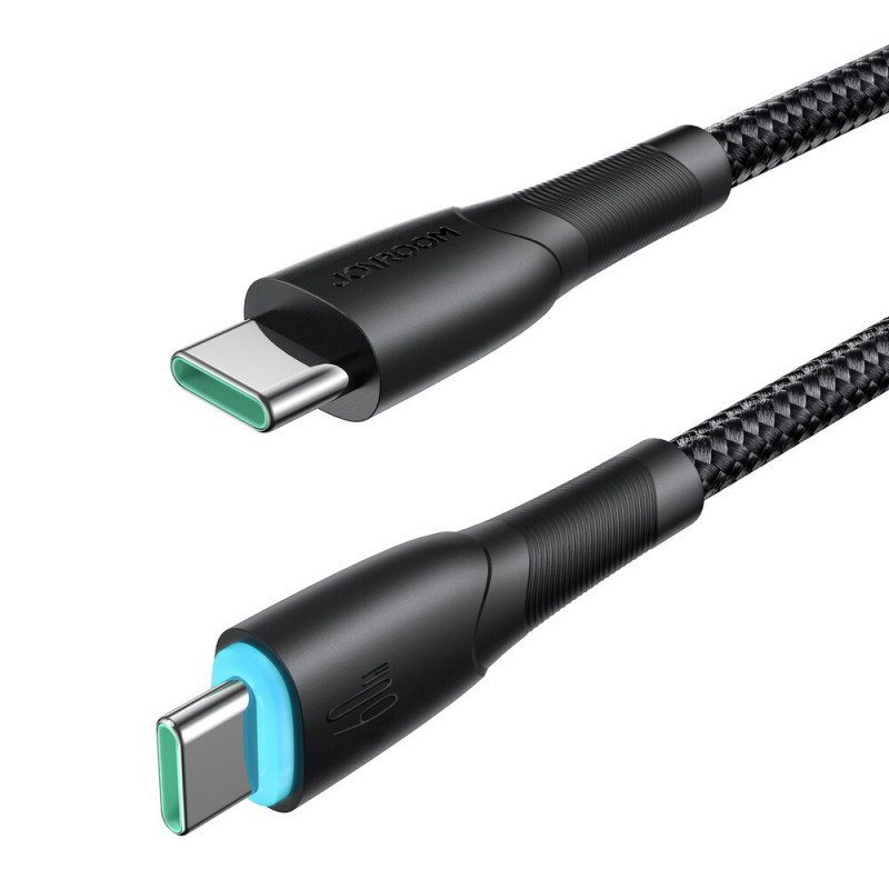 Joyroom Starry Series SA32-CC3 USB-C - USB-C kaabel, 60 W, 480 Mbps, 1 m, must