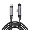 Joyroom EnjoyX Series S-A56 90° USB-C - USB-C kaabel, 60 W, 480 Mbps, 1,2 m, must