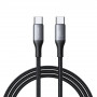 Joyroom Flash Series S-A28 USB-C - USB-C kaabel, 60 W, 480 Mbps, 1 m, must