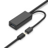 UGREEN US175 USB 3.0 pikenduskaabel micro USB toitepesaga, 5 m, must