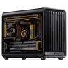 Jonsbo D33 STD arvutikorpus, väike korpus, mATX, karastatud klaas, must (D33 STD BLACK)