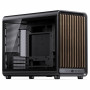 Jonsbo D33 Wood arvutikorpus, Micro-ATX, mATX, karastatud klaas, must, puit