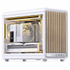 Jonsbo D33 Wood arvutikorpus, väike korpus, mATX, karastatud klaas, valge, puit (D33 WD/WHITE)