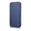 iCarer CE Premium Leather Folio Case magnetiga avatav ümbris iPhone 14 Plus jaoks, MagSafe, sinine (WMI14220715-BU)