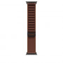 Apple Alpine Loop nutikella rihm 49 mm, burgundiapunane, suur suurus, musta titaani viimistlus, MKF24ZM/A
