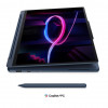 Lenovo Yoga 9i 2-in-1 Aura Edition 14IPH11 83SE001XPB sülearvuti, 14" 2,8K OLED puuteekraan, Intel Core Ultra 7 355, 32 GB RAM, 512 GB SSD, sinine