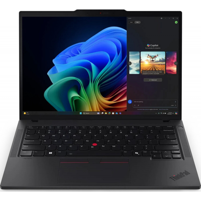 Lenovo ThinkPad T14 Gen 6 21QG00DAGE sülearvuti, 14" WUXGA, Intel Core Ultra 5 228V, 32 GB RAM, 512 GB SSD, Windows 11 Pro, must