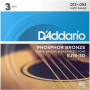 Daddario D'Addario EJ16 akustilise kitarri keeled, 12-53