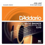 Daddario D'Addario EJ10 akustilise kitarri keeled, 10-47