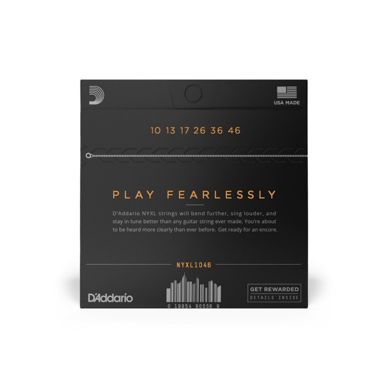 Daddario D'Addario NYXL1046 elektrikitarri keeled, 10–46