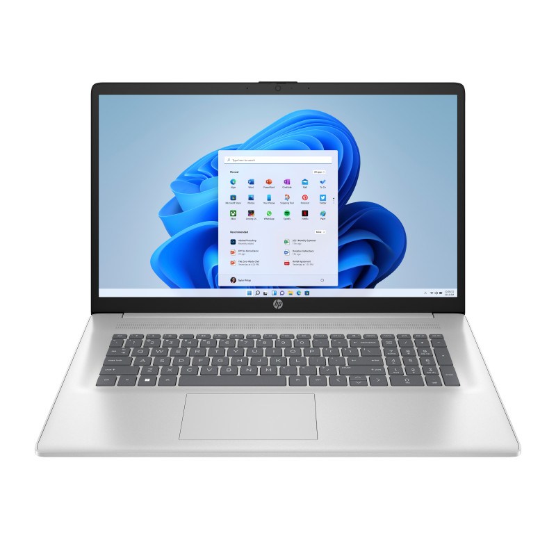 HP 17-cp3575ng sülearvuti, AMD Ryzen 7 7730U, 16 GB RAM, 1 TB SSD, saksa klaviatuur (QWERTZ)