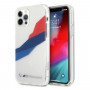 BMW BMHCP12LSKTGT Motorsport Tricolor kõva ümbris Apple iPhone 12 Pro Max jaoks, läbipaistev