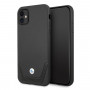 BMW BMHCN61RSWPK Leather Perforate kõva ümbris Apple iPhone 11 jaoks, must