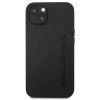Mercedes-AMG AMHCP13MDOLBK Leather Hot Stamped kõva ümbris Apple iPhone 13 jaoks, must