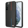 BMW BMHCS22MTRTBK kõva ümbris Samsung Galaxy S22+ jaoks, M Collection Triangles, must