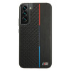 BMW BMHCS22MTRTBK kõva ümbris Samsung Galaxy S22+ jaoks, M Collection Triangles, must