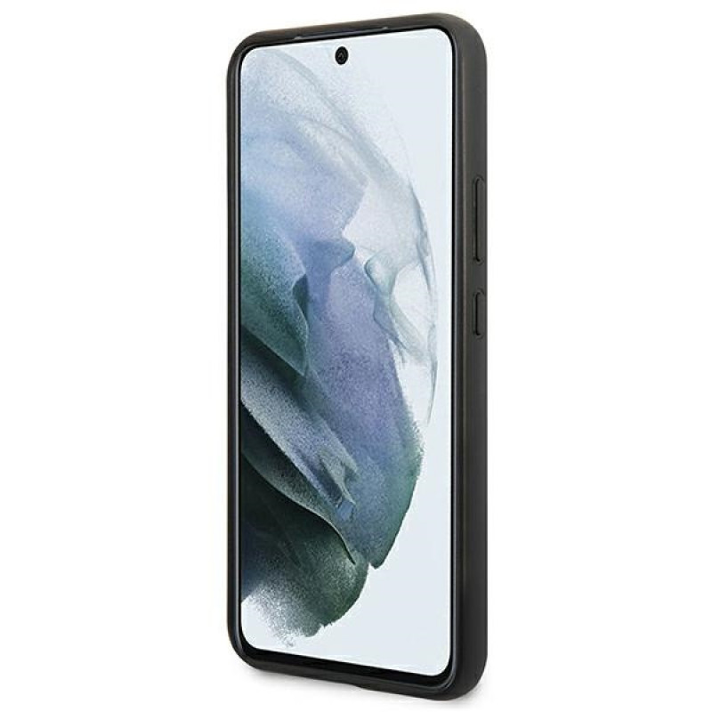 BMW BMHCS22MPUCARTCBK kõva ümbris Samsung Galaxy S22+ jaoks, M Collection Triangles, must