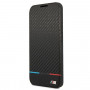 BMW BMBKS22MPUCARTCBK raamatuümbris Samsung Galaxy S22+ jaoks, M Collection Triangles, must