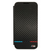 BMW BMBKS22MPUCARTCBK raamatuümbris Samsung Galaxy S22+ jaoks, M Collection Triangles, must