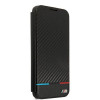BMW BMBKS22MPUCARTCBK raamatuümbris Samsung Galaxy S22+ jaoks, M Collection Triangles, must