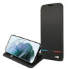 BMW BMBKS22MPUCARTCBK raamatuümbris Samsung Galaxy S22+ jaoks, M Collection Triangles, must