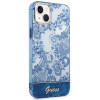 Guess GUHCP14MHGPLHB kõva ümbris Apple iPhone 14 Plus / 15 Plus jaoks, Porcelain Collection, sinine