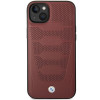 BMW BMHCP14S22RPSR ümbris iPhone 14, bordoopunane, Leather Seats Pattern