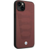 BMW BMHCP14S22RPSR ümbris iPhone 14, bordoopunane, Leather Seats Pattern