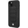 BMW BMHCP14S22RPSK ümbris iPhone 14, must, Leather Seats Pattern