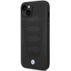BMW BMHCP14S22RPSK ümbris iPhone 14, must, Leather Seats Pattern