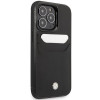 BMW BMHCP14X22RSEPK ümbris iPhone 14 Pro Max, must, Leather Card Slot