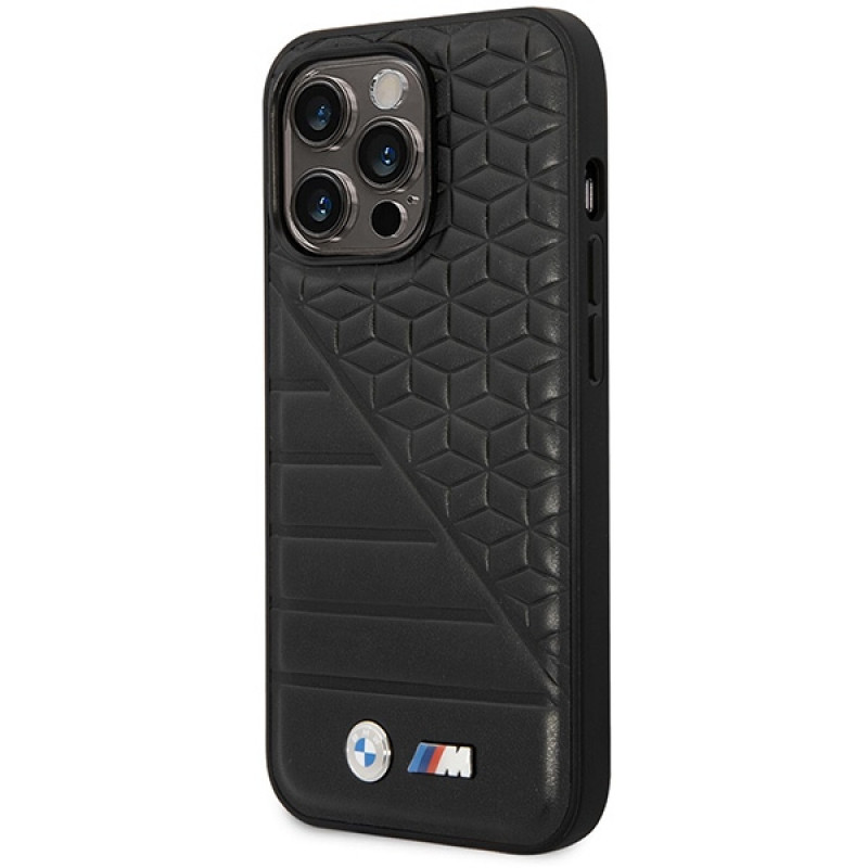 BMW BMHCP14L22PMGK ümbris iPhone 14 Pro, must, Bi Pattern
