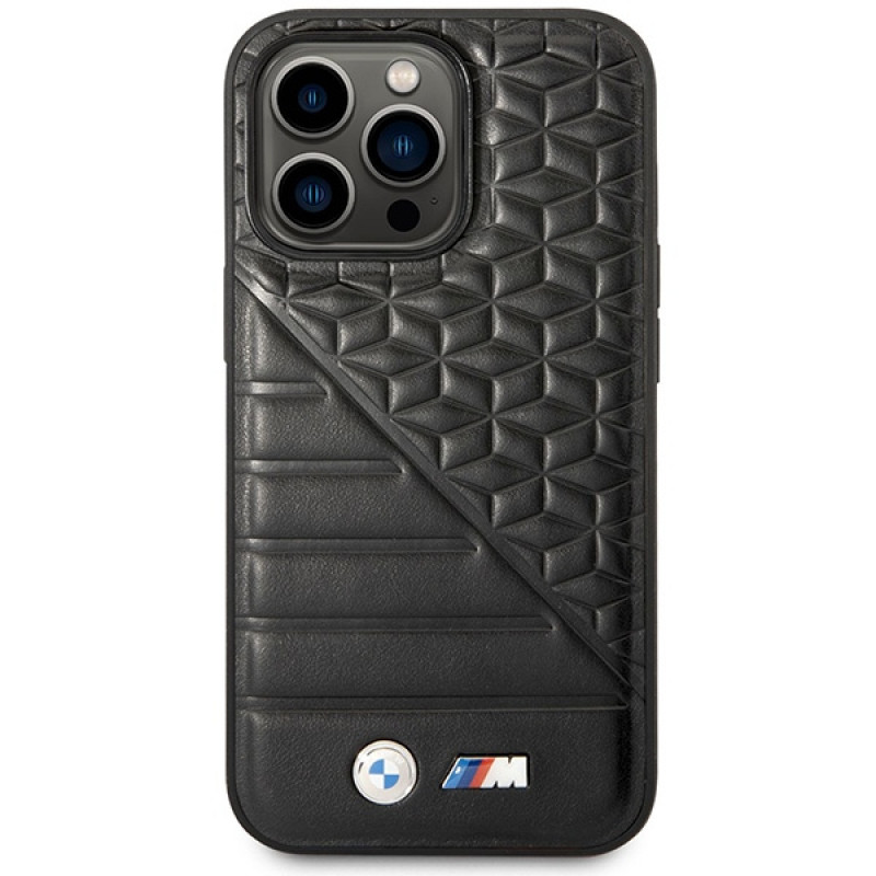 BMW BMHCP14L22PMGK ümbris iPhone 14 Pro, must, Bi Pattern
