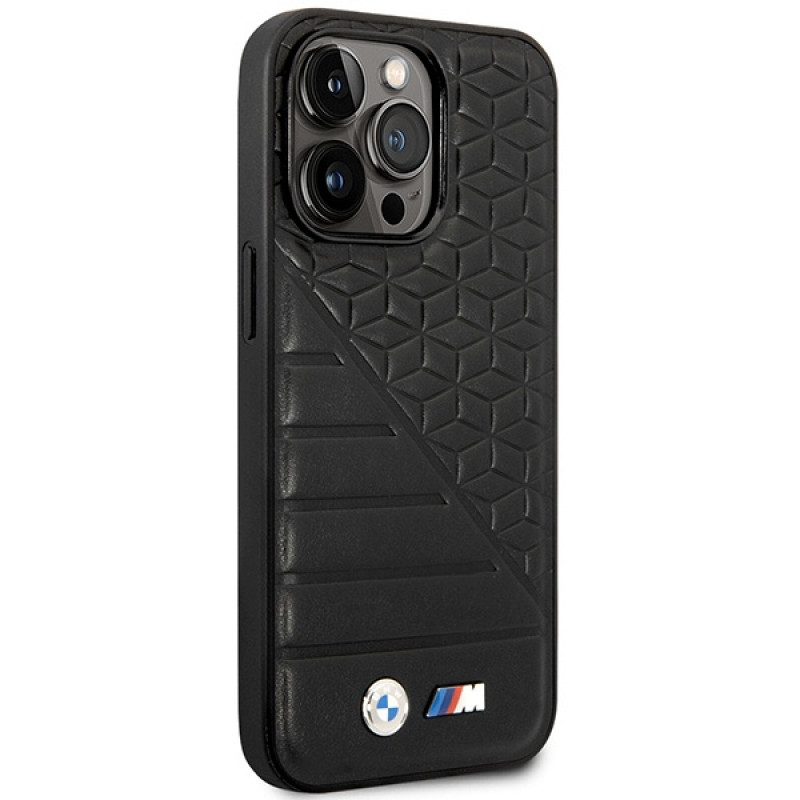 BMW BMHCP14L22PMGK ümbris iPhone 14 Pro, must, Bi Pattern