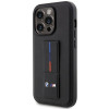 BMW BMHCP14L22GSLK Grip Stand Hot Stamp kõva ümbris, sobib mudelile Apple iPhone 14 Pro, must