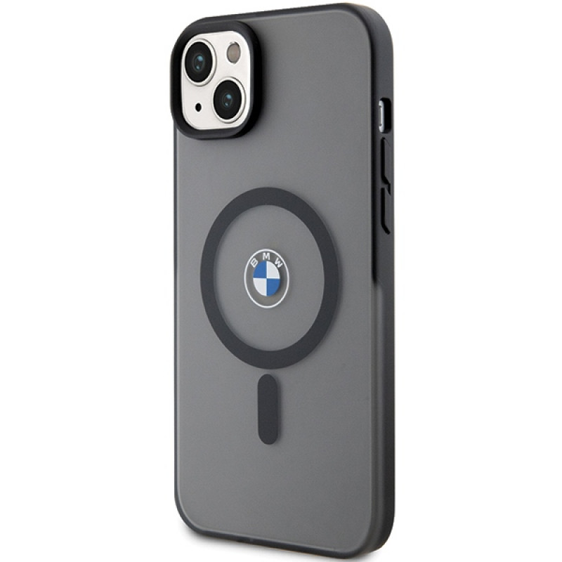 BMW BMHMP14MDSLK Signature MagSafe kõva ümbris, sobib mudelile Apple iPhone 14 Plus / 15 Plus, must